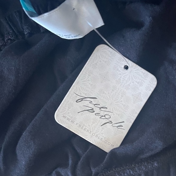 Free People Beach Lazy Crop Top Flounce Off Shoulder - Picture 7 of 9